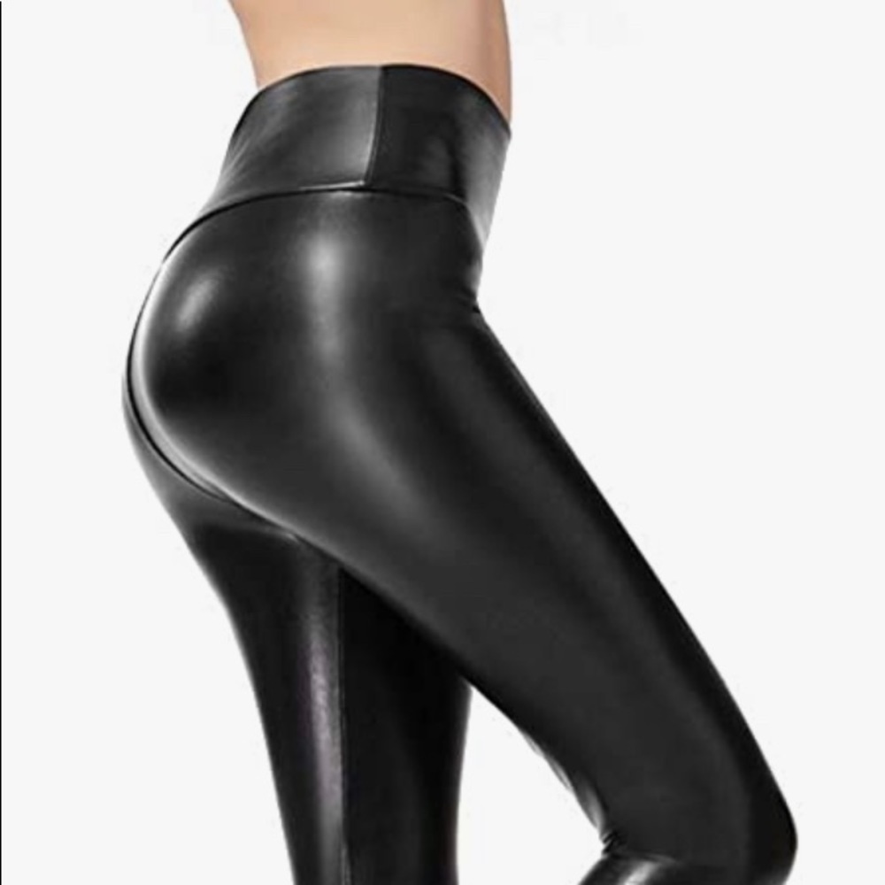 Ginasy Faux Leather Skinny Leggings/Pants Ladies Small